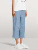 Sumire Cropped Wide-Leg Jeans