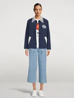 Sumire Cropped Wide-Leg Jeans