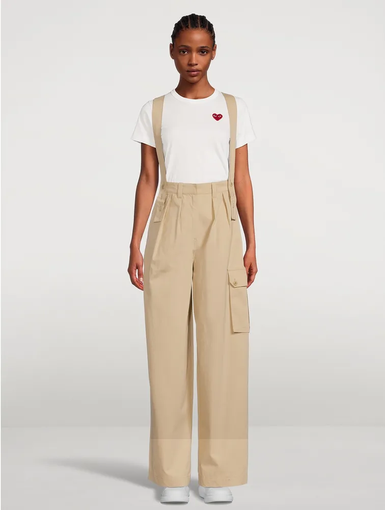 Cargo Trousers With Suspenders