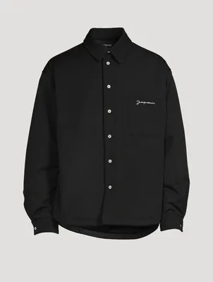 La Chemise Boulanger Wool Padded Overshirt