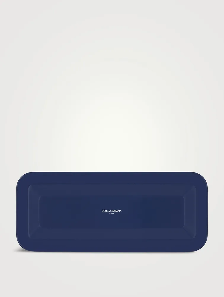 Blue Mediterraneo Rectangular Tray