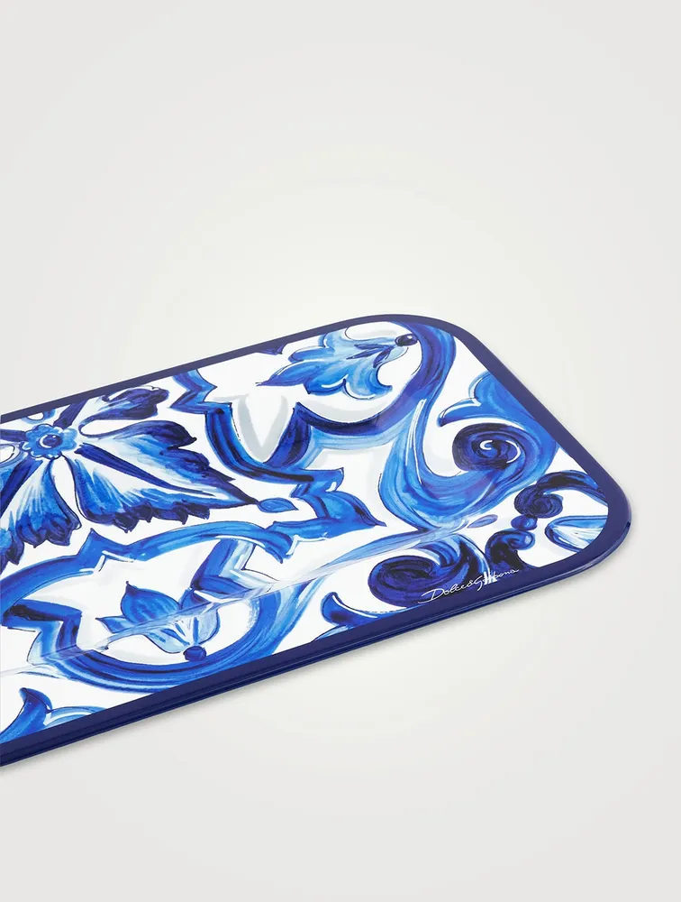 Blue Mediterraneo Rectangular Tray