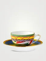 Carretto Lemon Espresso Cup And Saucer Set
