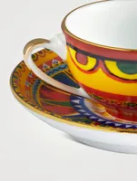 Carretto Sole Espresso Cup And Saucer Set