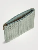 Small Woven Clutch Bag