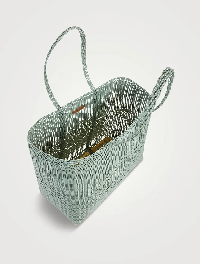 Large Basket Tote Bag