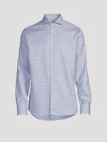 Cotton Printed Dress Shirt