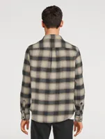 Cotton Plaid Flannel Shirt