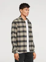 Cotton Plaid Flannel Shirt