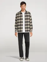 Cotton Plaid Flannel Shirt