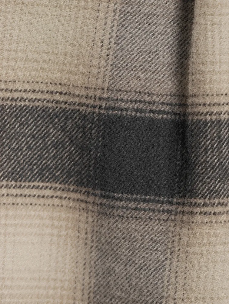 Cotton Plaid Flannel Shirt