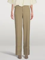 Tailored Fold-Up Trousers