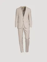 Kei Wool Linen And Silk Suit