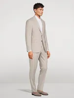 Kei Wool Linen And Silk Suit