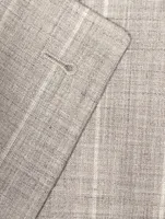 Kei Wool Linen And Silk Suit