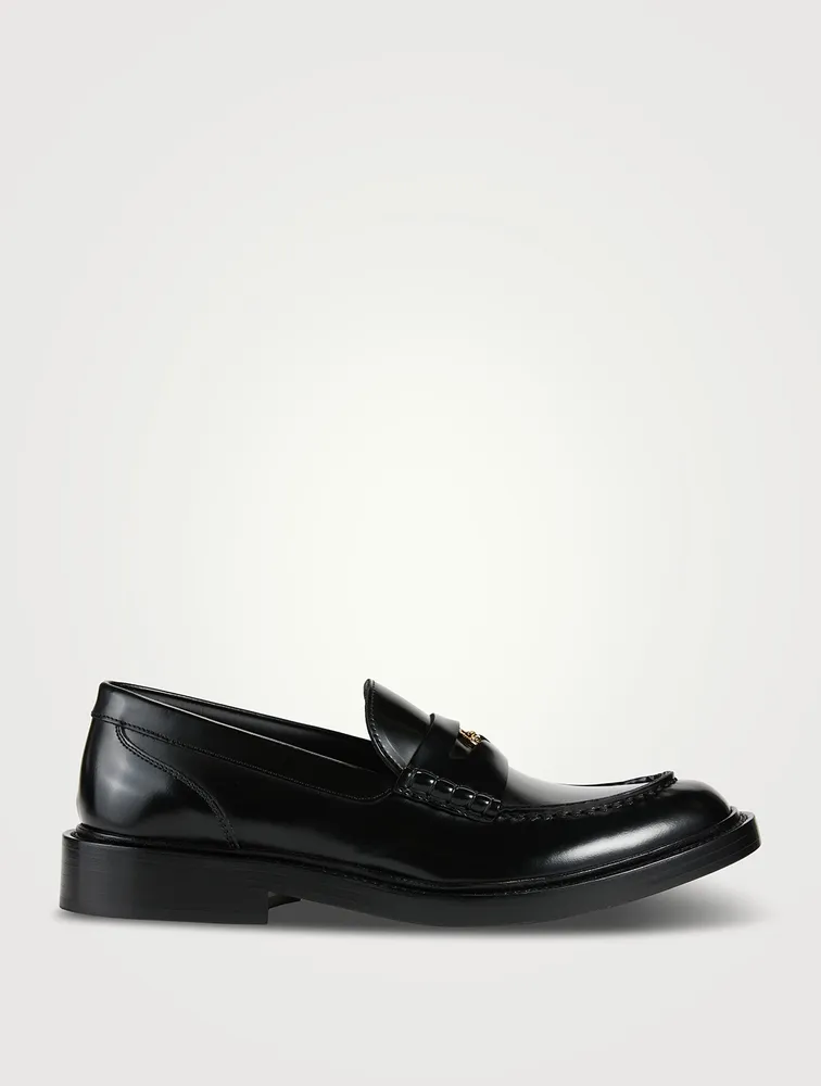 Medusa Leather Loafers