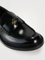 Medusa Leather Loafers