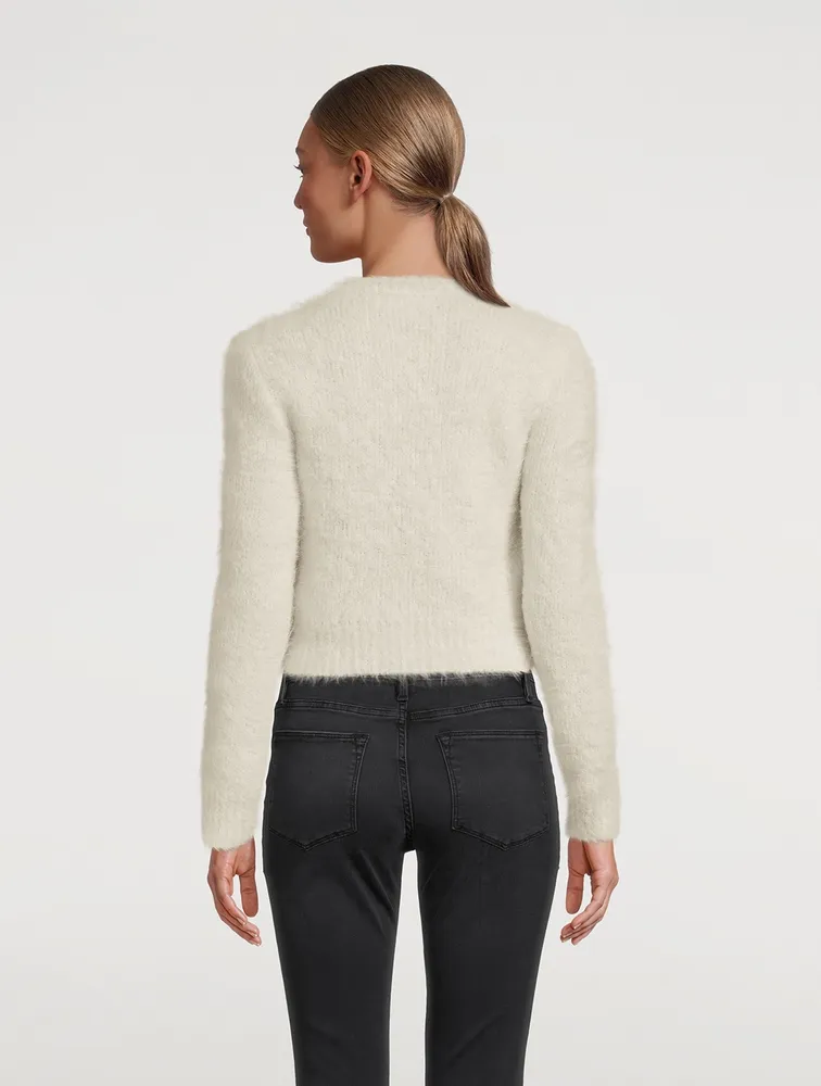 Alpaca And Wool Fitted Sweater
