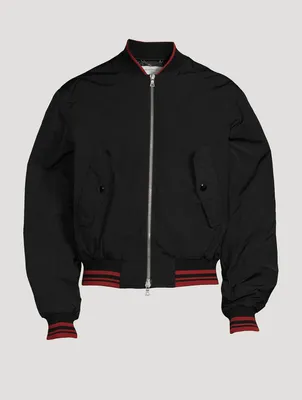 Vellow Patch Bomber Jacket