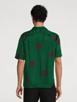 Short-Sleeve Shirt Dragon Print