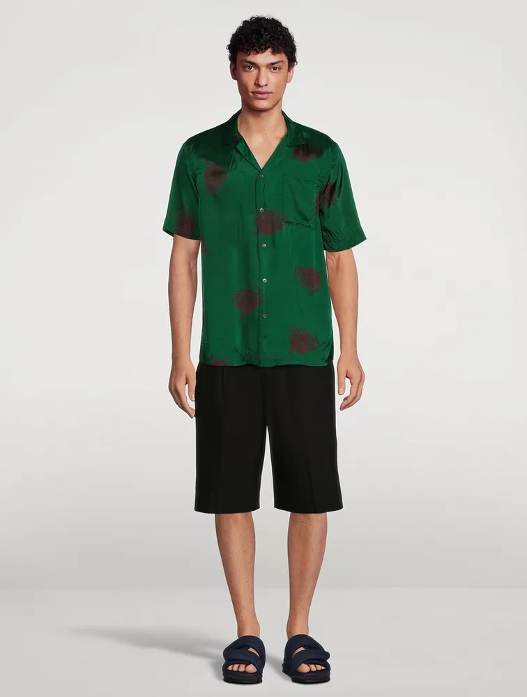 Short-Sleeve Shirt Dragon Print