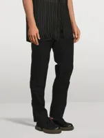 Pilner Wool-Blend Slim-Fit Pants