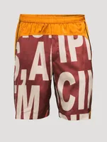 Parcher Satin Printed Shorts