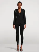 Eyelet Wool Blazer