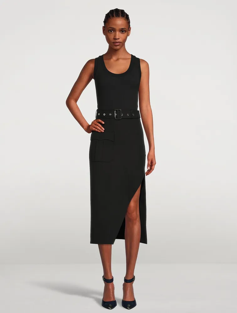 Belted Midi Dress