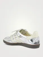 Adidas x Wales Bonner Samba Metallic Leather Sneakers