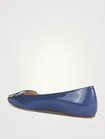 Trompette Patent Leather Ballet Flats