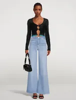 Le Palazzo Wide-Leg Jeans