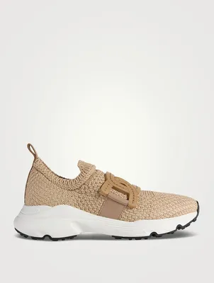 Kate Chain Knit Slip-On Sneakers