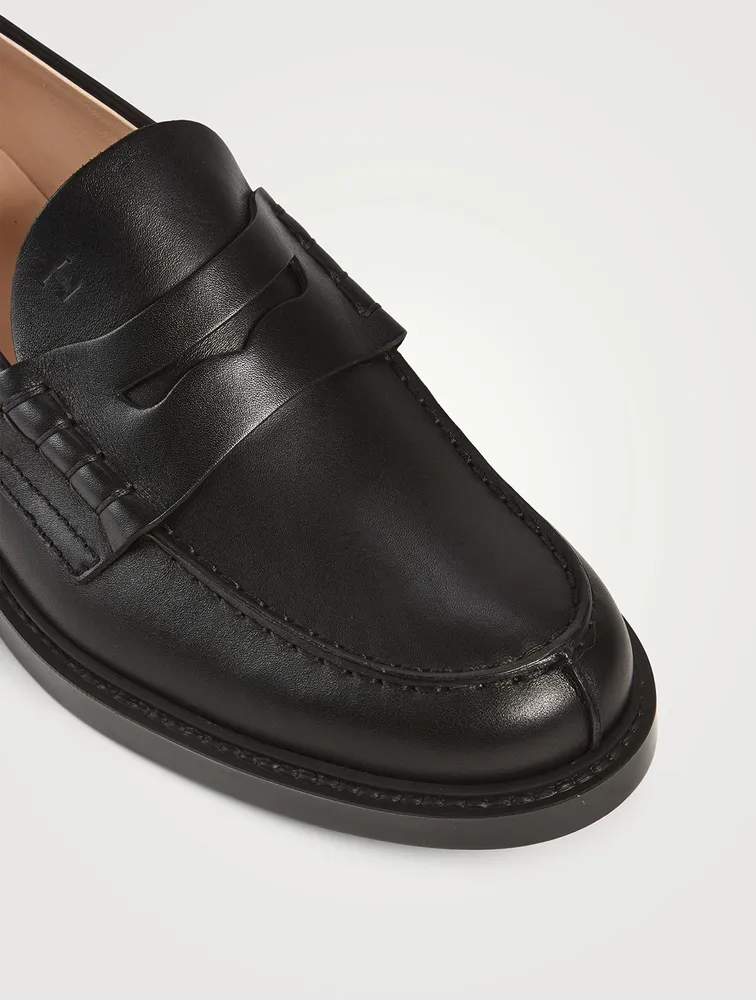 Leather Penny Loafers