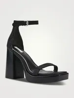 Matrix Suede Platform Sandals