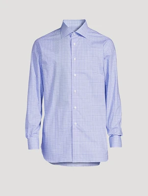 William Cotton Shirt In Check Print