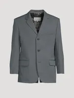 Wool Gabardine Jacket