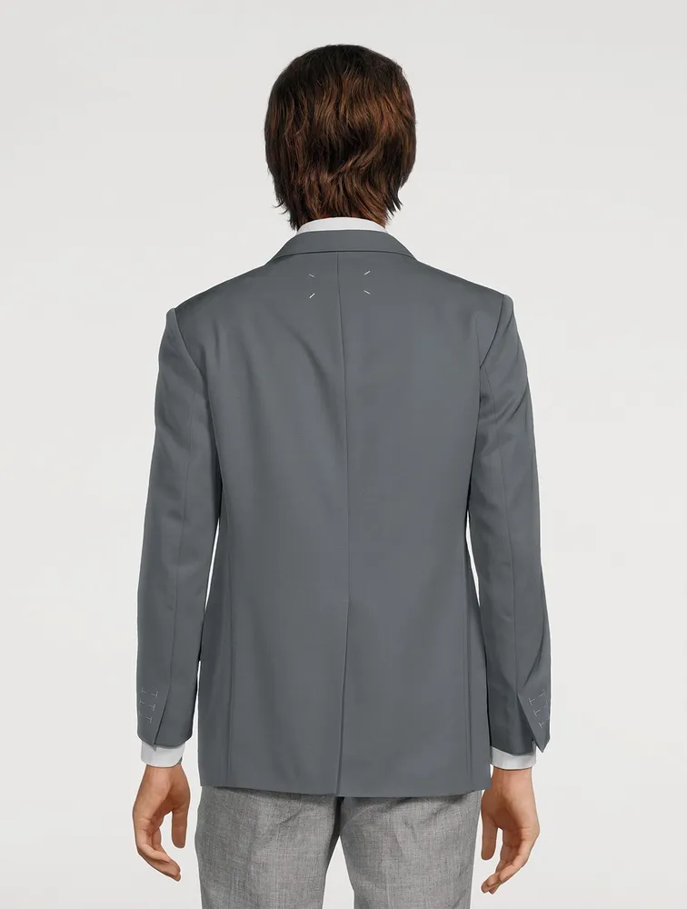 Wool Gabardine Jacket