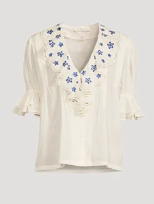 Rumi Cotton Embroidered Top