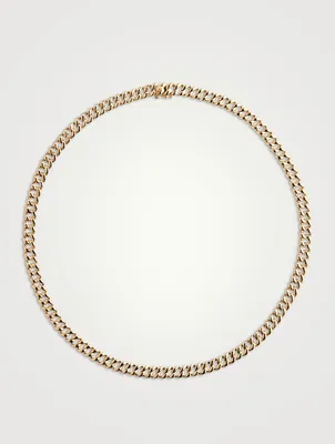 Small 18K Gold Havana Choker Necklace