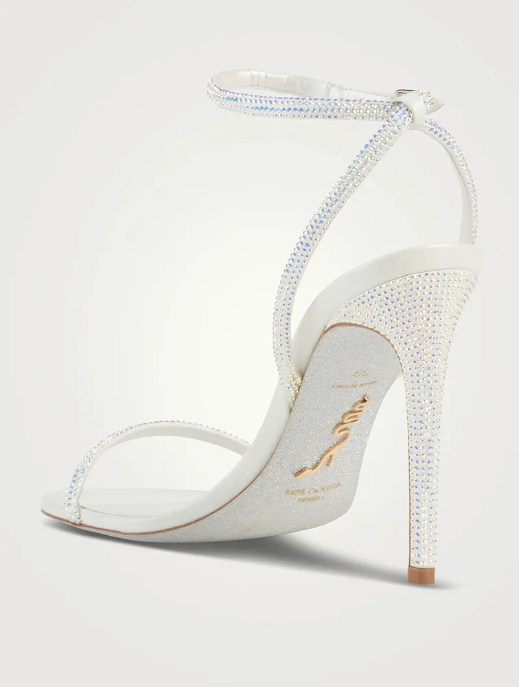 Ellabrita Crystal Satin Sandals