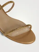 Supercleo Crystal Satin Sandals