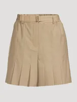 Pleated Mini Skort