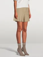 Pleated Mini Skort