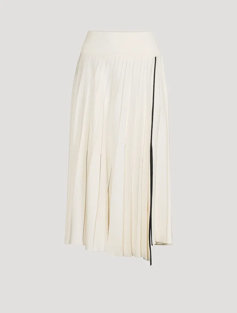 Pleated Midi Skirt