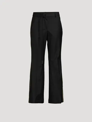 Belted Wool Trousers
