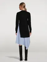 Asymmetrical Sweater Dress