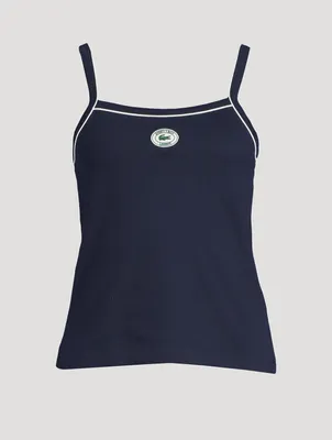 Sporty & Rich x Lacoste Pique Tank Top