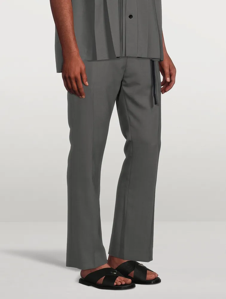 Belted Suiting Pants