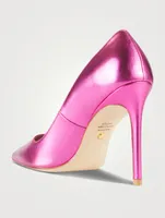 Stuart 100 Metallic Leather Pumps